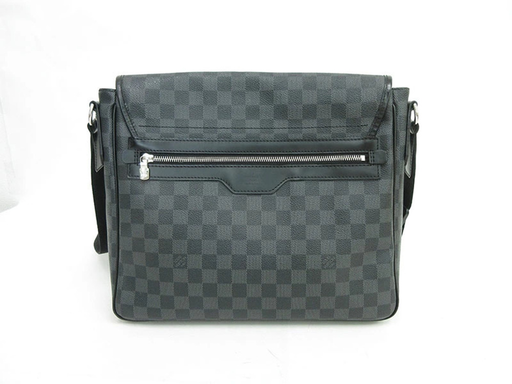 Louis Vuitton Crossbody Shoulder Messenger Black Damier Renzo Graphite Bag